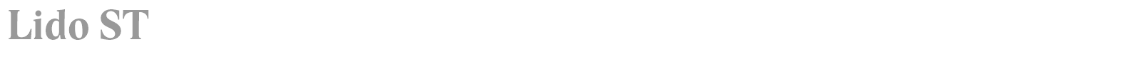 Lido ST font preview